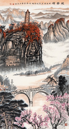 山水迢迢送春来张乾友2023癸卯新春国画展- 艺术个展- 藏品艺术网-藏品