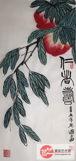 12021Äê12ÔÂ20ÈÕÕŹú¸»Ô´´Ð´Òâ×÷Æ·¡¶ÈÊÕßÊÙ¡·Ô°æ ¹æ¸ñ68X34jpg.jpg