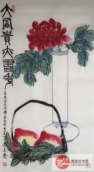 12021Äê12ÔÂ18ÈÕÕŹú¸»Ô´´Ð´Òâ×÷Æ·¡¶´ó¸»¹óÒàÊÙ¿¼¡¤¾¿¼Ìƹù×ÓÒǰË×ÓÆßÐöÏíÓþ´ó¸»¹óÒàÊÙ¿¼¡·Ô°æ ¹æ¸ñ98X53jpg.jpg