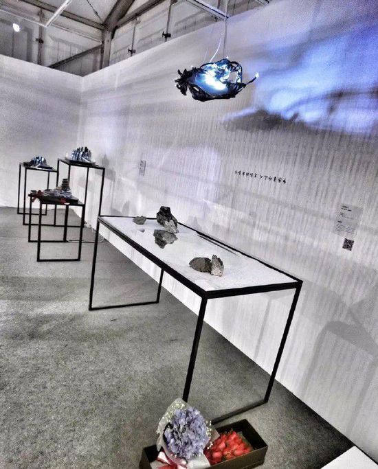 中央美院女大学生3D打印创作《水墨云》