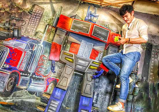 耿乐玩转变形金刚