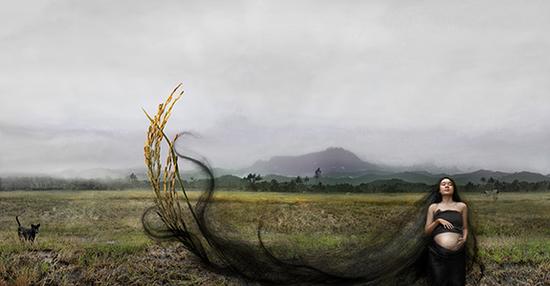 ����������Kinabalu Series��Huminodun����digital print on Kodak Endura paper��106.5��204.5 cm����ʿ���ṩ��