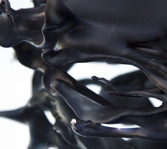 中央美院女大学生3D打印创作《水墨云》