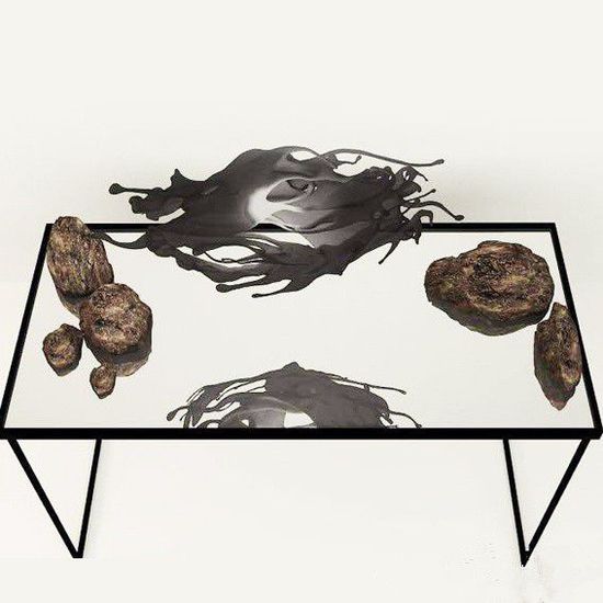 中央美院女大学生3D打印创作《水墨云》