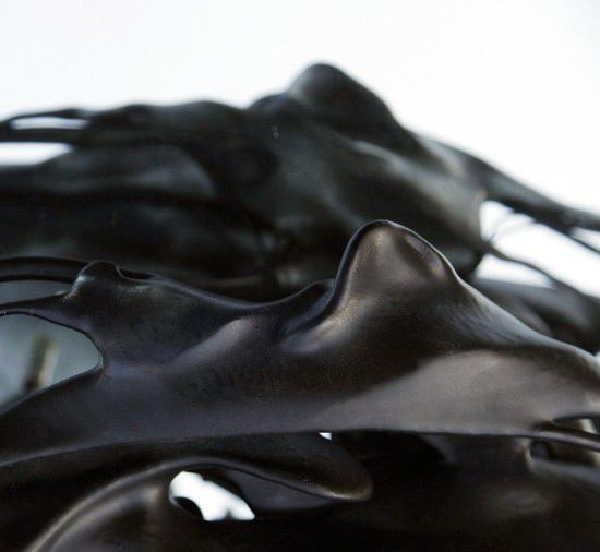 中央美院女大学生3D打印创作《水墨云》