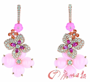 CHAUMET���򻨶�������Ƕ������и�ۺ�ɫ������