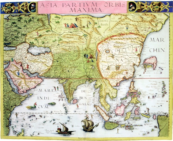 ͼ6��������˹���¡��õ£�������֮���������޵�ͼ���������գ�1593�꣬ˮ�ʰ滭���׶أ��ո��ȹ�˾