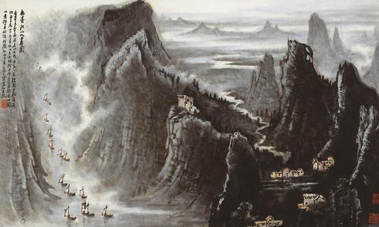 无尽江山入画图--李可染