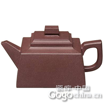 名家精品紫砂壶 四方叠蕴