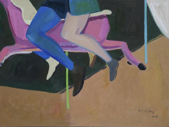 ��תľ�� 60cmx80cm �����ͻ� 2016 Carousel 60cmx80cm oil on canvas 2016