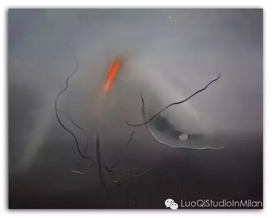 许东生神婆Sylvie之一叶扁舟 200×250cm布上油彩 2016中国 China