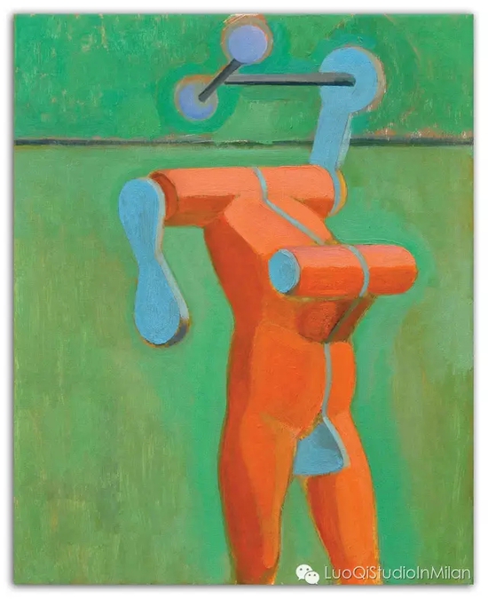 法比奥 Fabio Valenti 女孩在公园 30×24cm 2013意大利 Italy