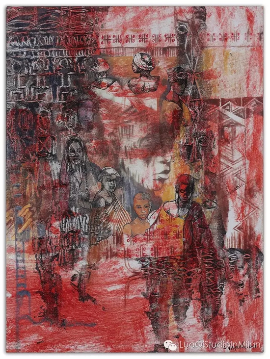 查理 Charly Lesquelin 人物之十三 90×70cm 2013法国 France