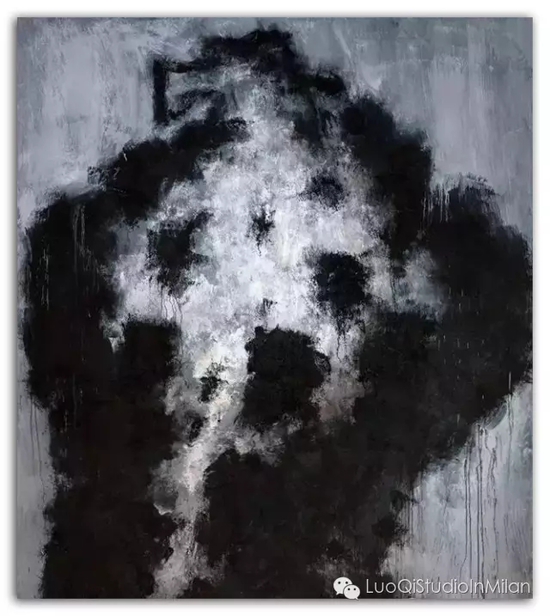 张方白 蓝天2 350×290cm 布面油画 2014中国 China