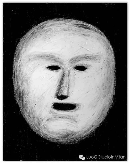 阿莱西奥 Alessio Schiavo 面具之四 41×34cm 2013意大利 Italy